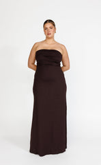 Sarie Maxi Dress (Chocolate)