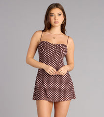 Dot to Trot Polka Dot Mini Dress