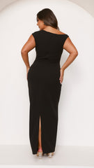Lilah Maxi Dress - Black