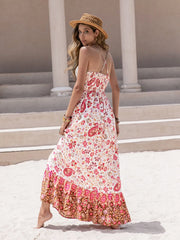 Printed Scoop Neck Cami Dress