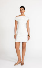 Jessi Mini Dress (White)