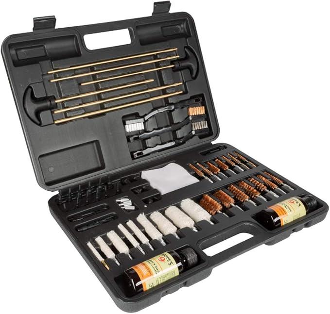 Cleaning Kit w/ No 9 Cleaner and Oil 62 Piece Black Blow Molded, Box | HP-62108