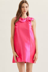Twisted Bow Detail Dress