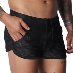 Exit Black Short vista frontal de Gigo Underwear