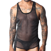 Flash Black Tank de Gigo Underwear