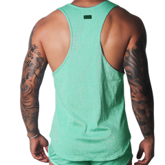 Flash Green Tank vista posterior de Gigo Underwear
