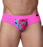 Garden Fuchsia Brief de Gigo Underwear