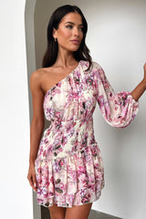 Katina Mini Dress - Pink Floral