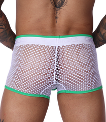 Net Green Trunk vista posterior de Gigo Underwear