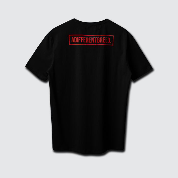 Performance Tee - ADIFFERENTBREED Black/Red