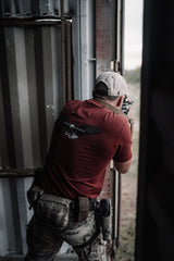 Performance Tee - Liberty Soars Mahogany