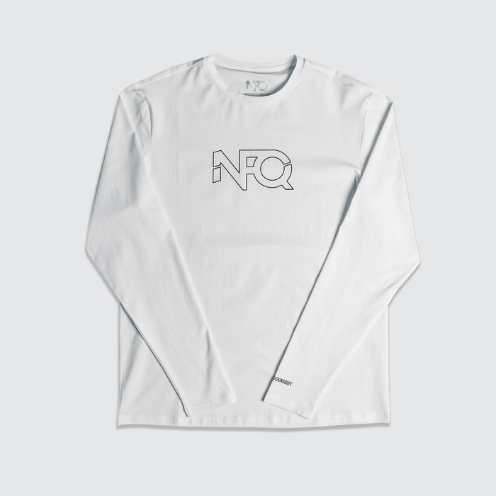 Performance Tee LS - Trace White/Black