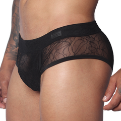 Prolix Black Trunk vista frontal de Gigo Underwear