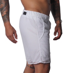 Provocative White Short vista frontal de Gigo Underwear