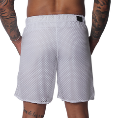 Provocative White Short vista posterior de Gigo Underwear