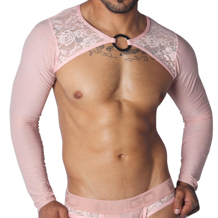 Romantic Pink Harness de Gigo Underwear