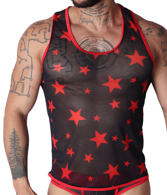 Star Red Tank de Gigo Underwear