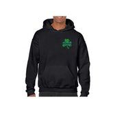 Thin Blue Line Hoodie, Small Shamrock | TBL-STPAT-SM-TBL-H