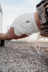 Women's Snowcap White Training Shorts
