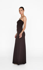 Sarie Maxi Dress (Chocolate)