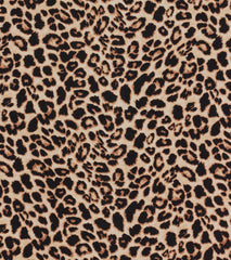 Elevated Leopard Print Woven A-Line Midi Dress
