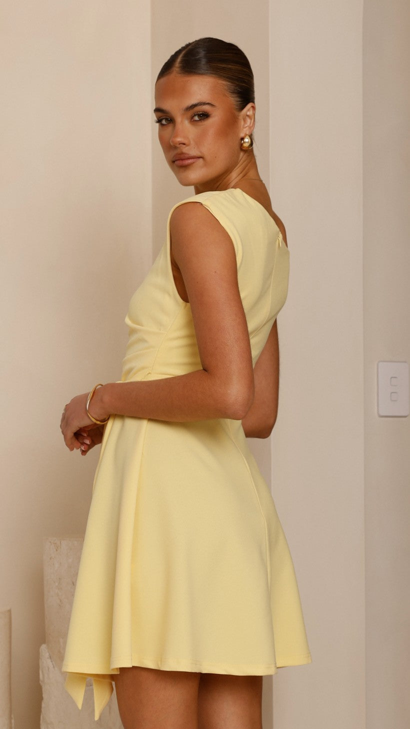 Gem Mini Dress - Yellow