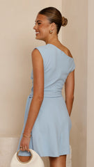 Gem Mini Dress - Blue