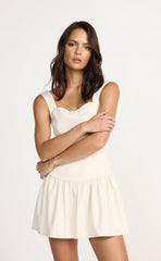 Kalila Mini Dress (Oat)