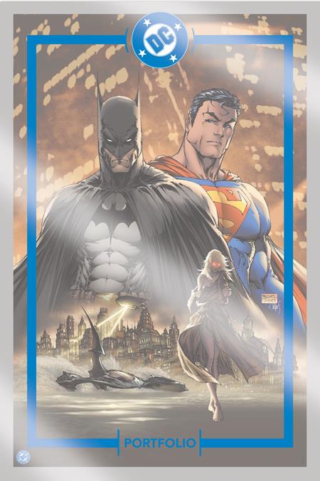 DC PORTFOLIO OF MICHAEL TURNER SUPERMAN & BATMAN 9 PRINT SET FOC August 31, 2026
