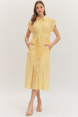 Frannie striped summer dress