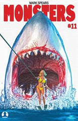MARK SPEARS MONSTERS #11 CVR C MARK SPEARS SHARK WEEK JAWS 2 HOMAGE VAR