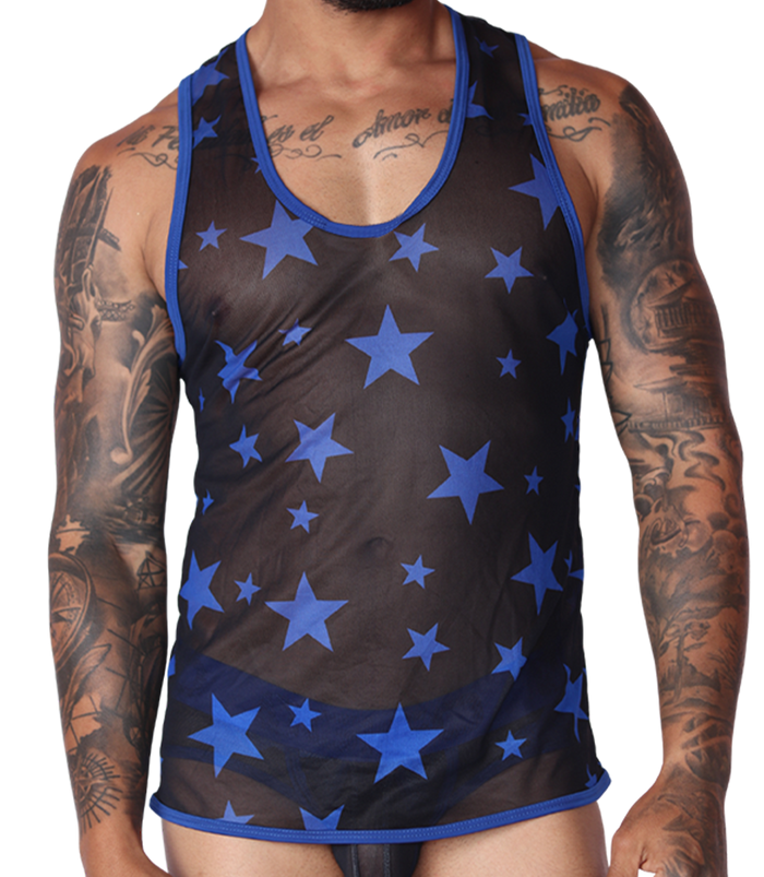 Star Blue Tank de Gigo Underwear
