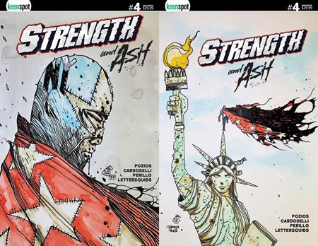 STRENGTH & ASH #4 CVR D STEFANO CARDOSELLI FRANCESCA PERILLO HOLOFOIL FLIP COVER VAR FOC September 14, 2026